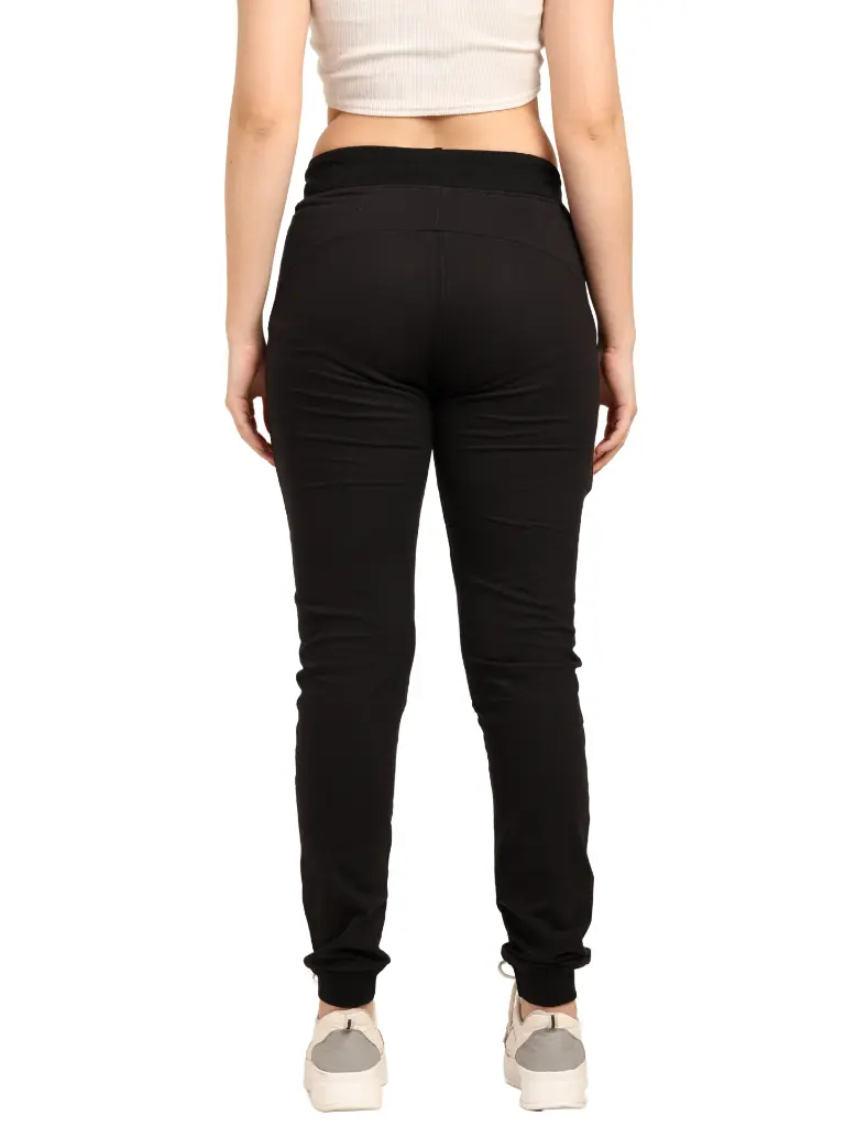 Casual Jogger Black Kangaroo fit back.webp