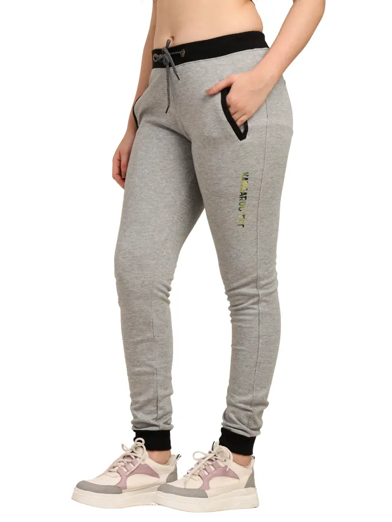 Grey Casual Jogger Kangaroo fit left.webp