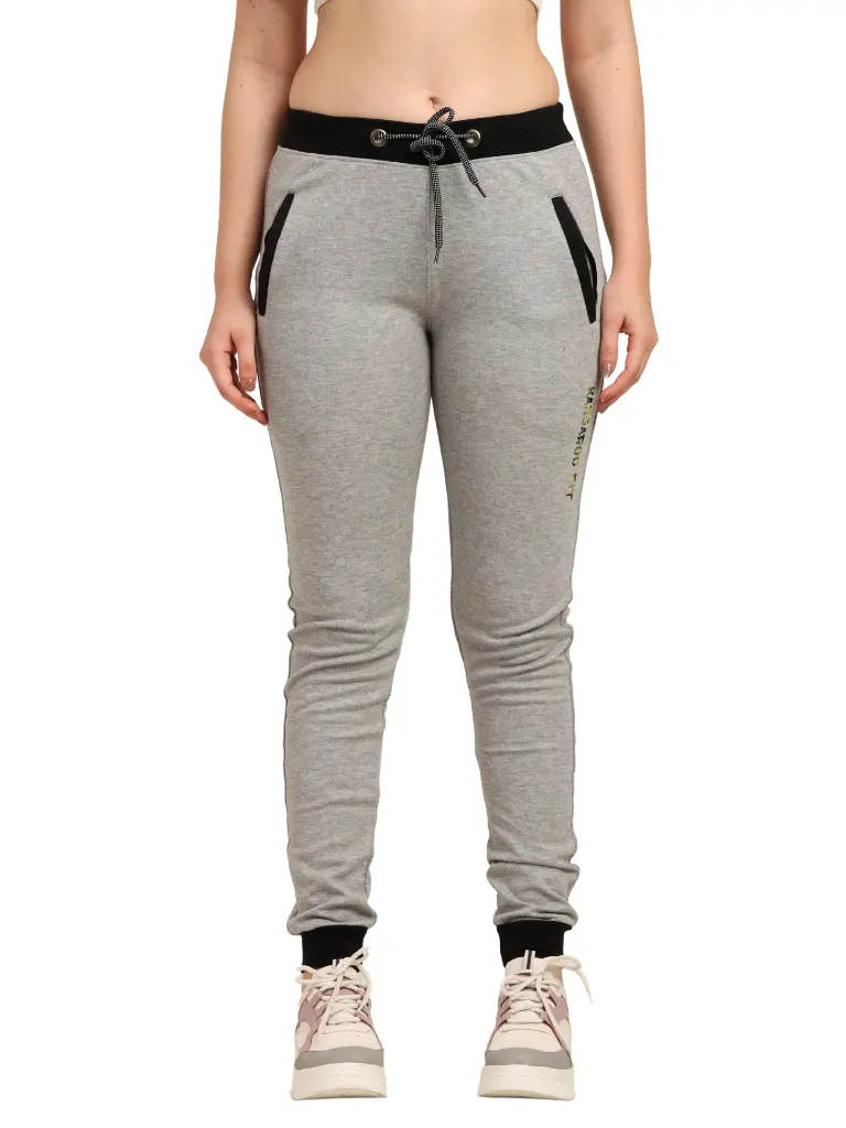 Grey Casual Jogger Kangaroo fit grey.webp