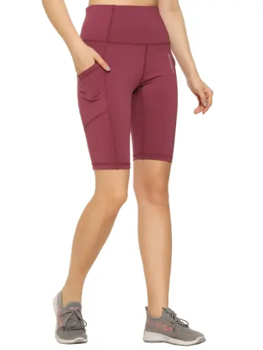 Rusty Tulip Pocket Biker Shorts